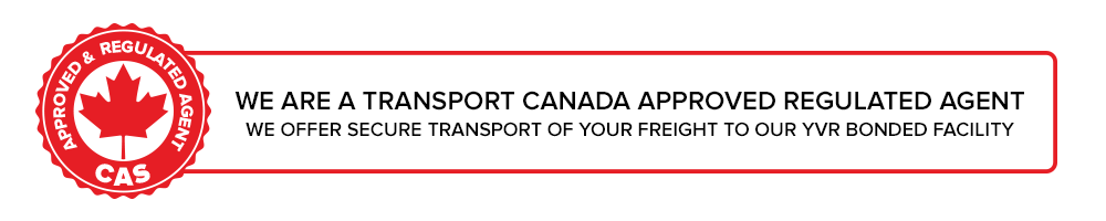 Transport Canada Approved Regulated Agent